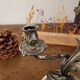 Candelabrum / Chandelier with 3 lights by Saglier Frères
