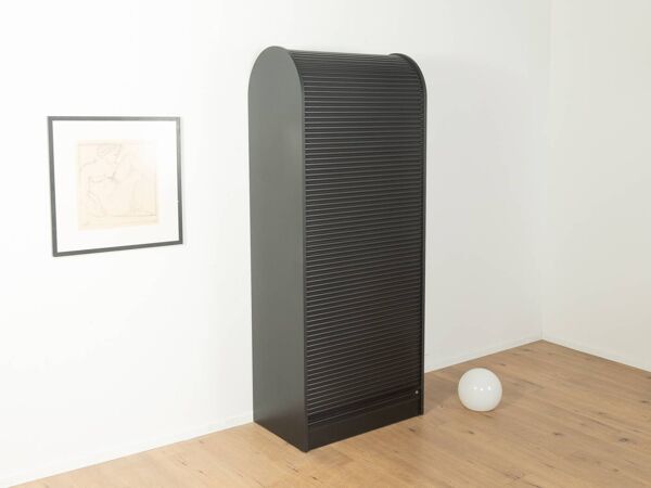 Cabinet tambour dans le style d'Aldo van den Nieuwelaar pour Pastoe, années 1980.