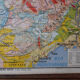 Old school map "Le Massif Central" No.2 Hatier