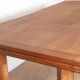 Large extendable dining table, 320 cm, in oak, Guillerme and Chambron.