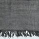 Tapis kilim turc gris et noir de style moderne du milieu du siècle, 190 x 306 cm