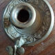 Butterfly brass candlestick