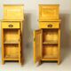 Pair of Bedside Tables. Folk art, Bohemia 1920