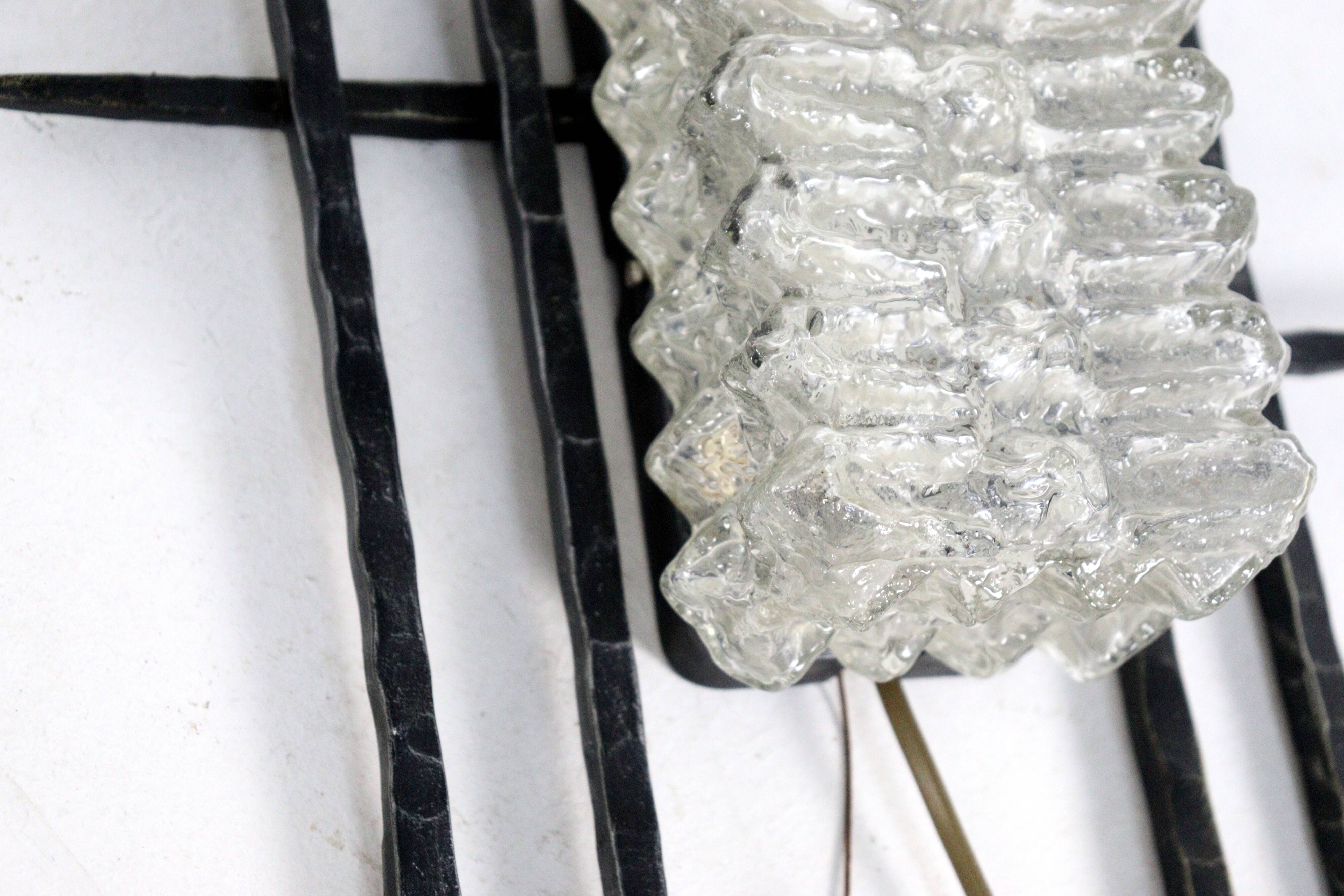 Brutalist vintage wall lamp