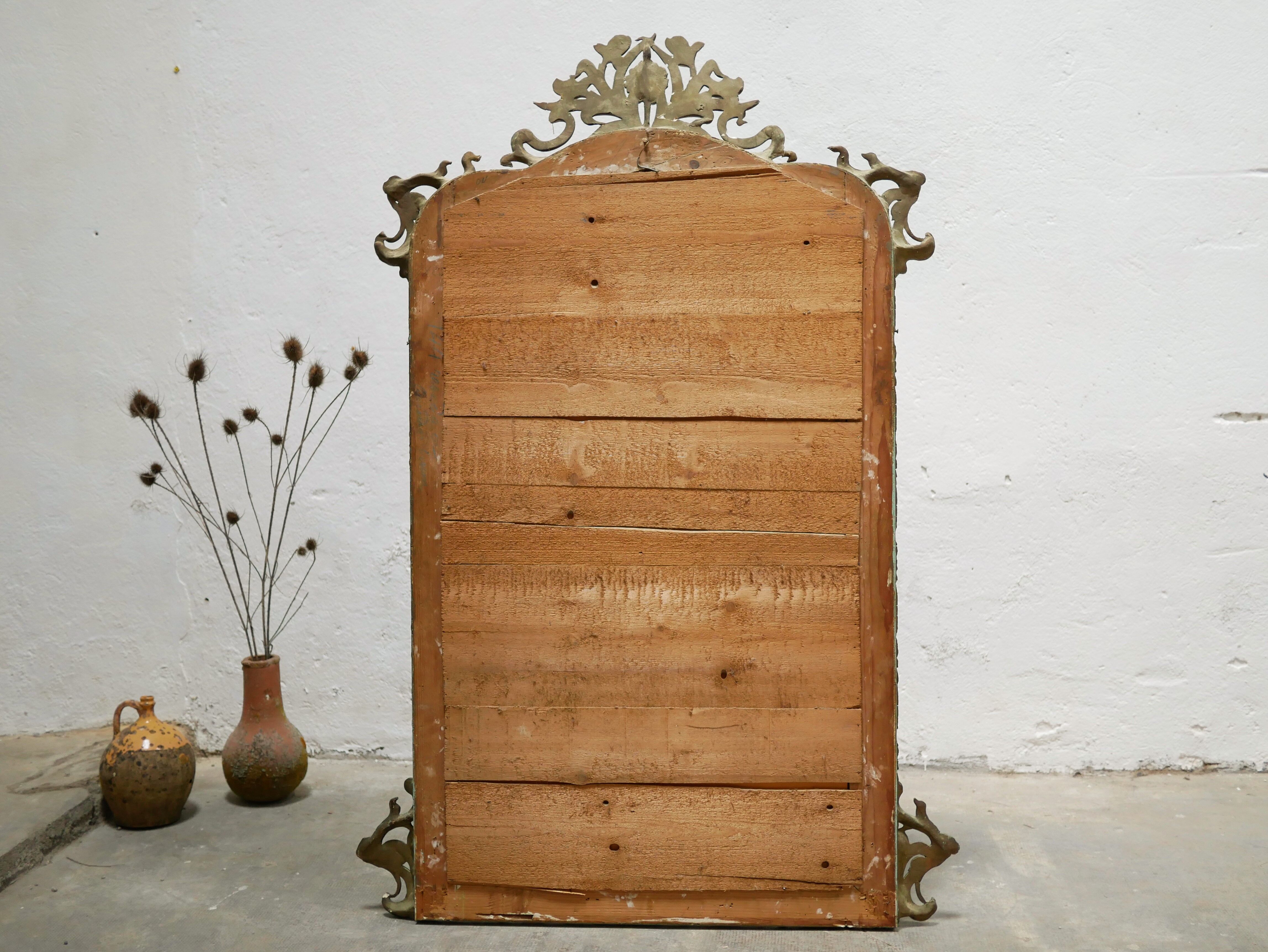 Old Louis XV style mirror - 158cm x 107cm