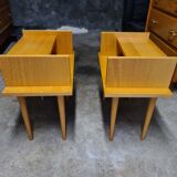 Vintage bedsides pair 1960