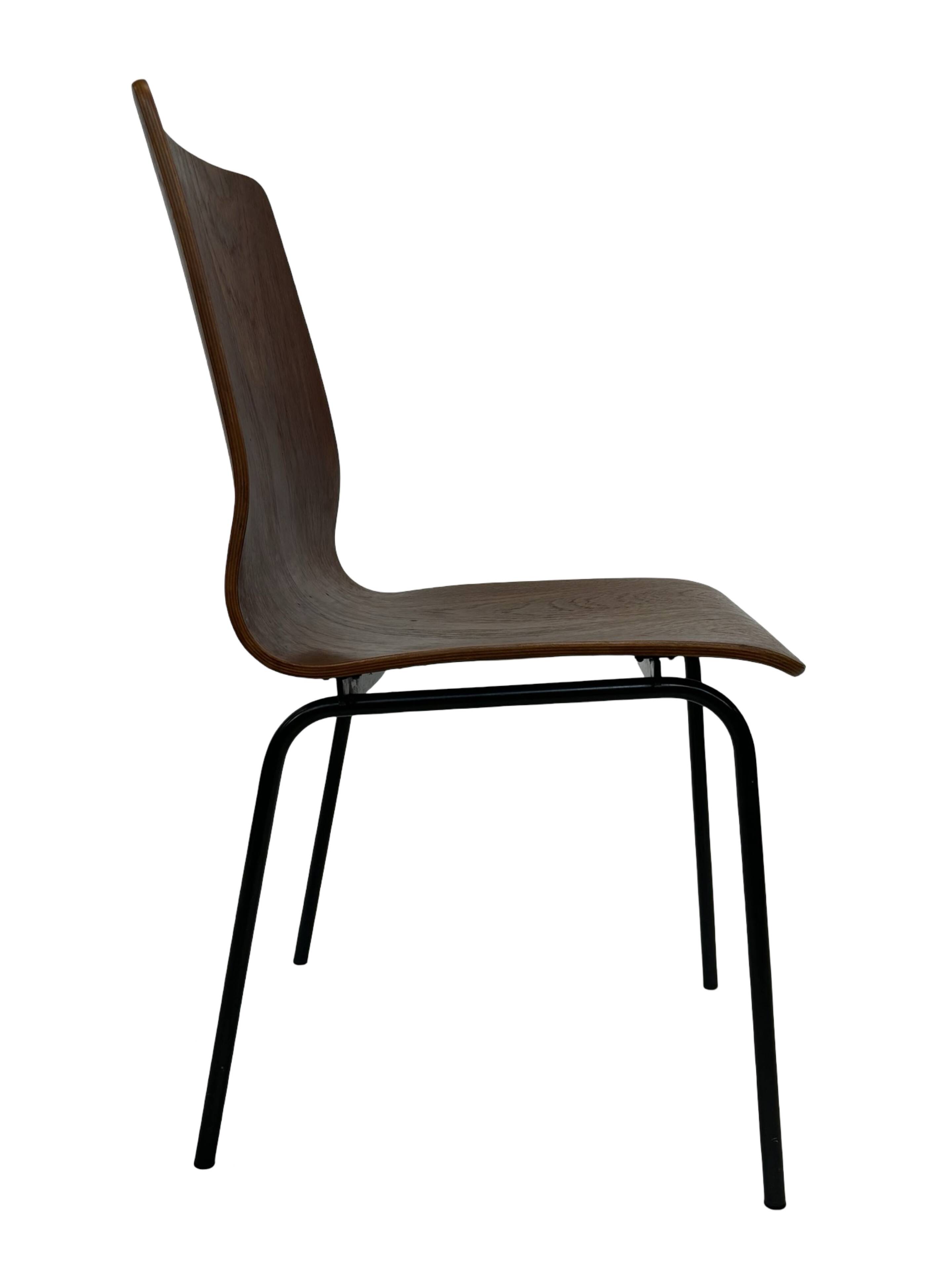 Vintage Friso Kramer for Auping 'Euroika' plywood dining chair, The Netherlands 1960's