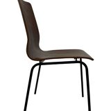Vintage Friso Kramer for Auping 'Euroika' plywood dining chair, The Netherlands 1960's
