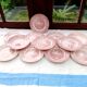 12 assiettes à dessert anglaises