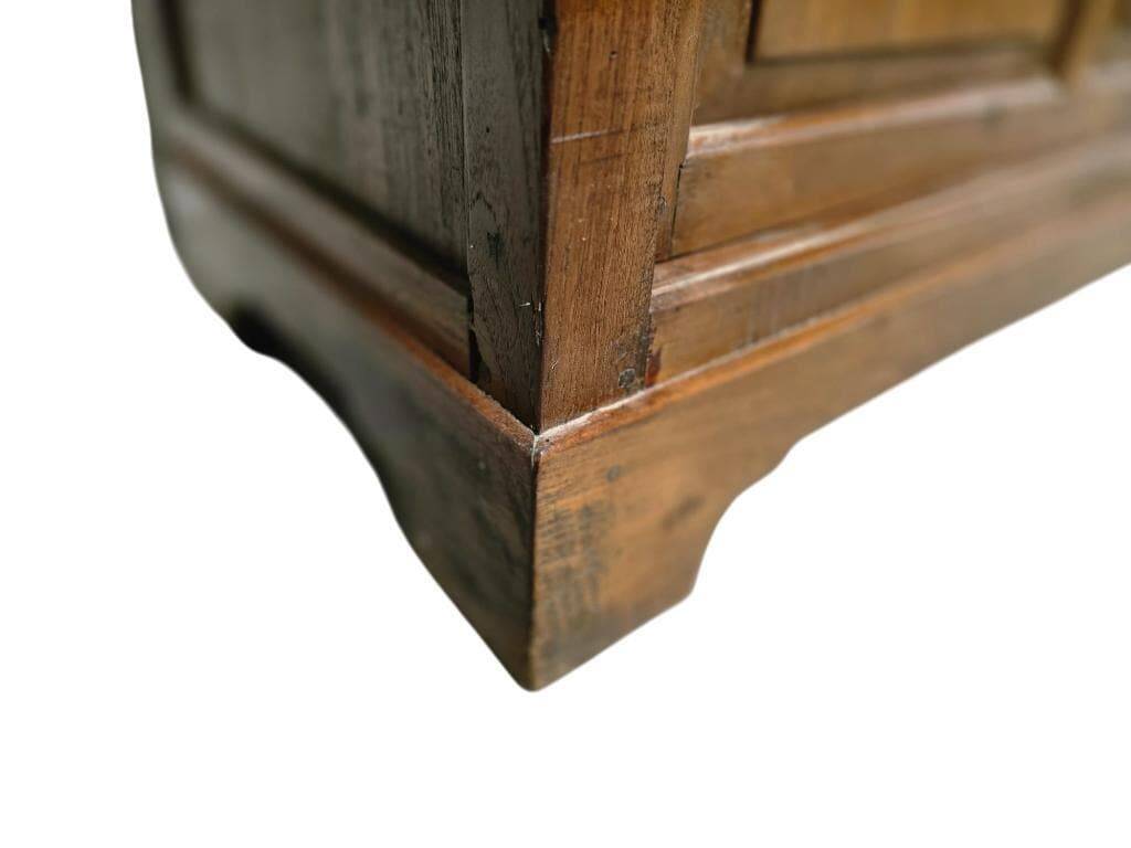 Armoire, vaisselier vitré vintage en bois