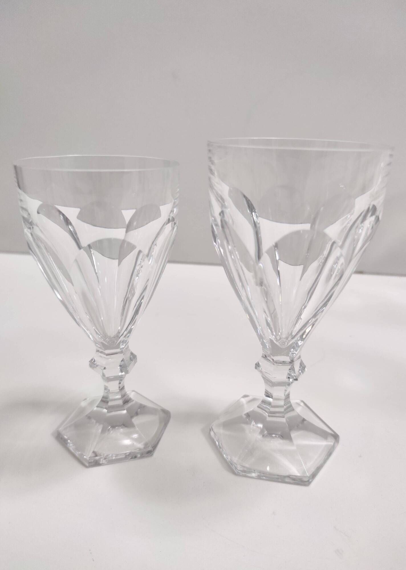 Set of Eighteen Solid Crystal Drinking Glasses by Kosta Boda, Sweden