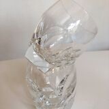 1960 crystal cup glasses ringing with cut-outs