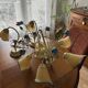 Lustres and 2 vintage lamps, Bulgarian brand, 90s/2000s.
