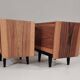 1970s bedside tables, set of 2