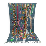 Azilal Berber rug in handmade wool 263 X 150 CM