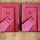 Pair of red frames