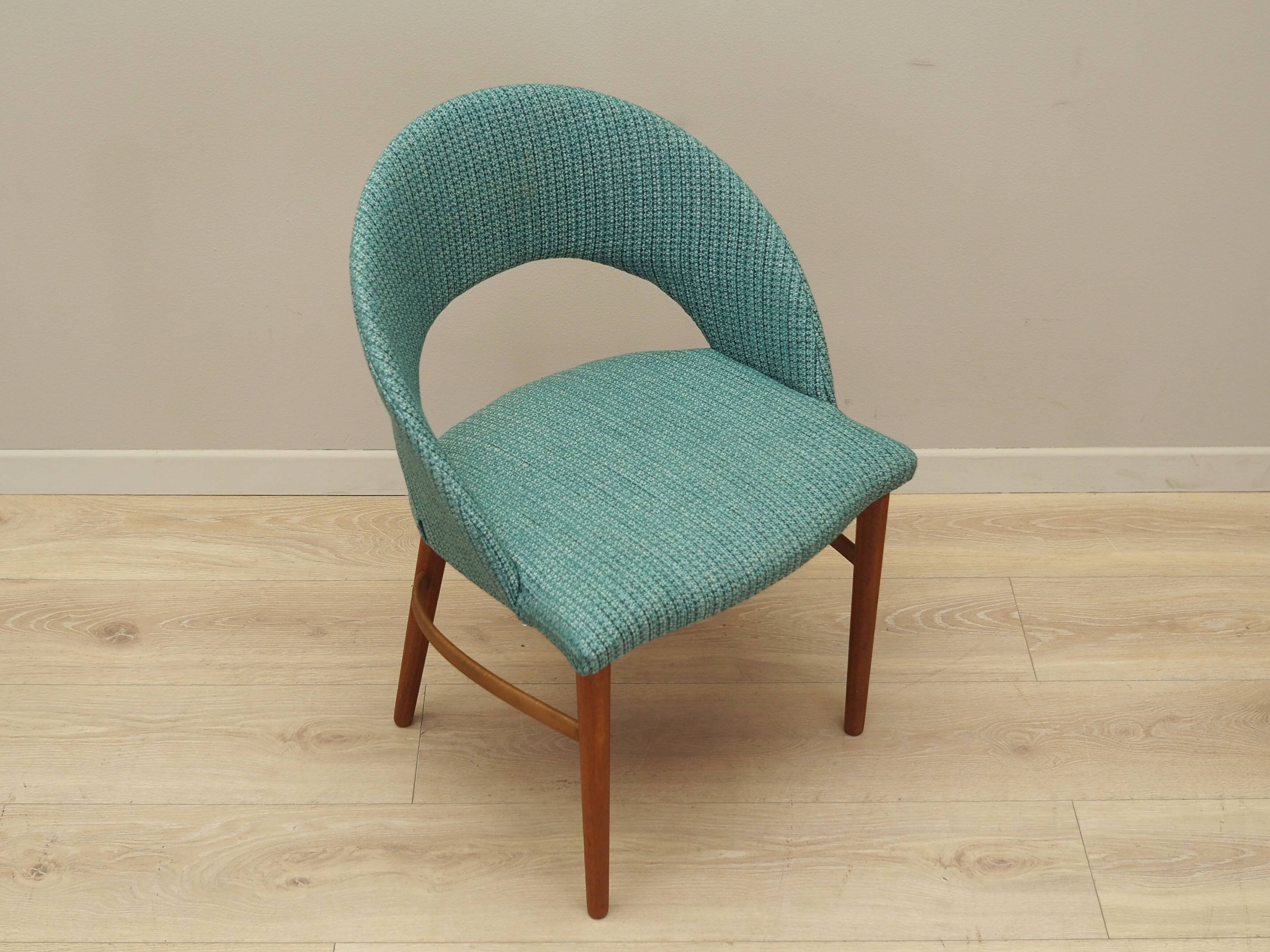 Chaise en teck, design danois, années 1970, production : Danemark