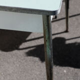 Formica water green table and chairs set