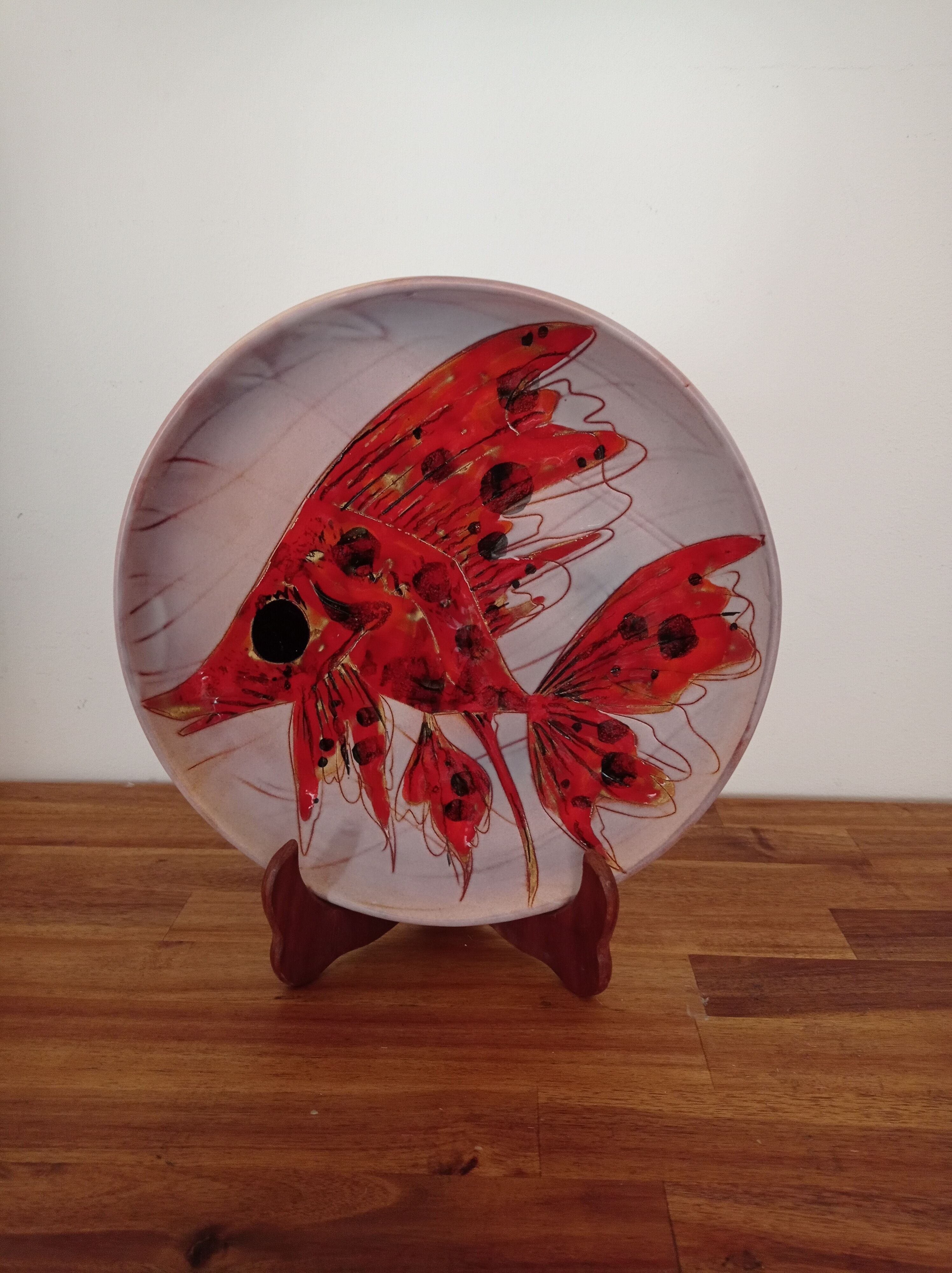Plat Monique Brunner, Vallauris, ⌀ 32 cms