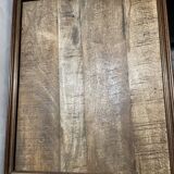 Large wooden frame with gilded outline