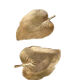 Vide-poches feuilles en laiton