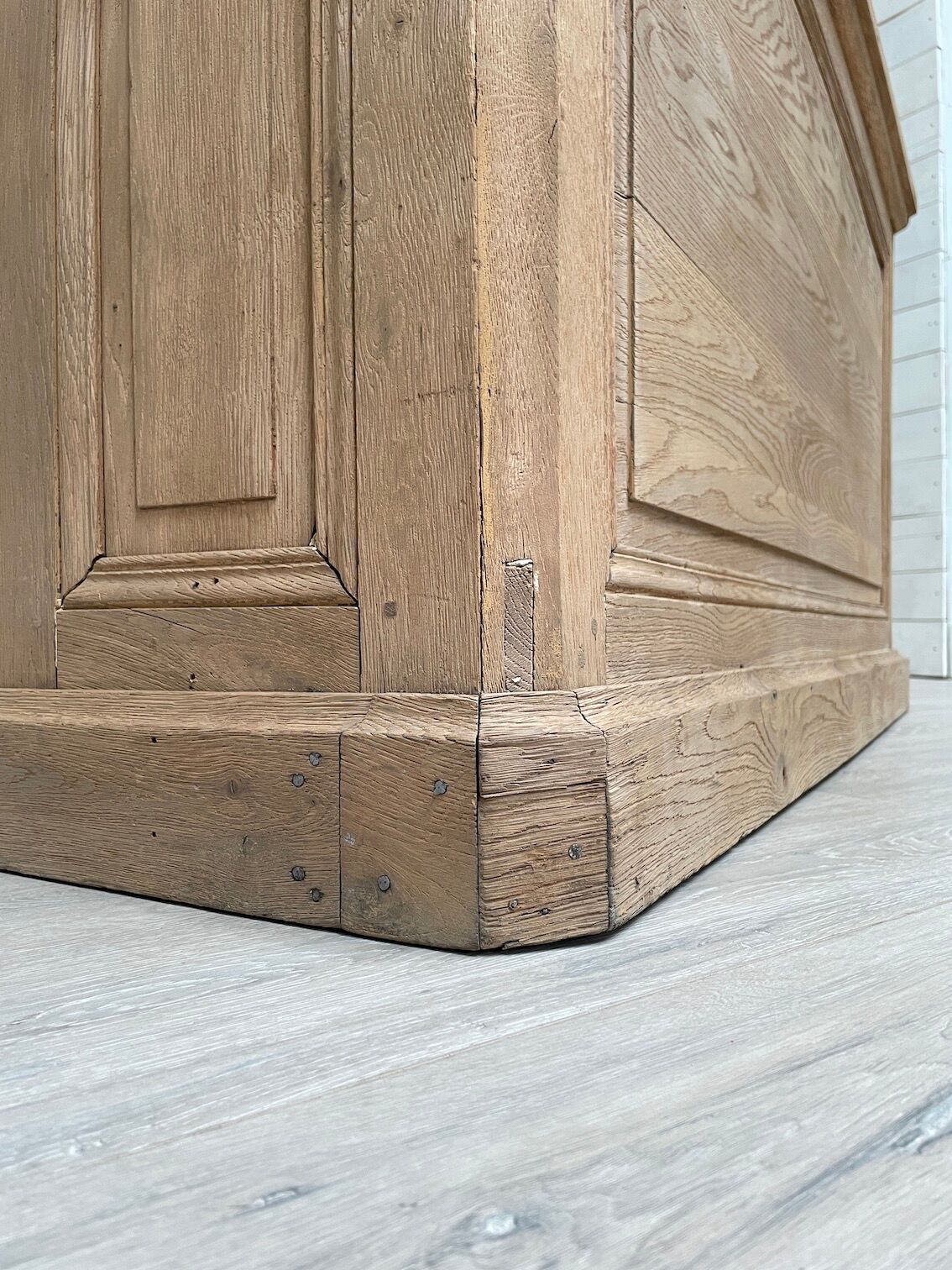Bank store counter with drawers, circa 1900.