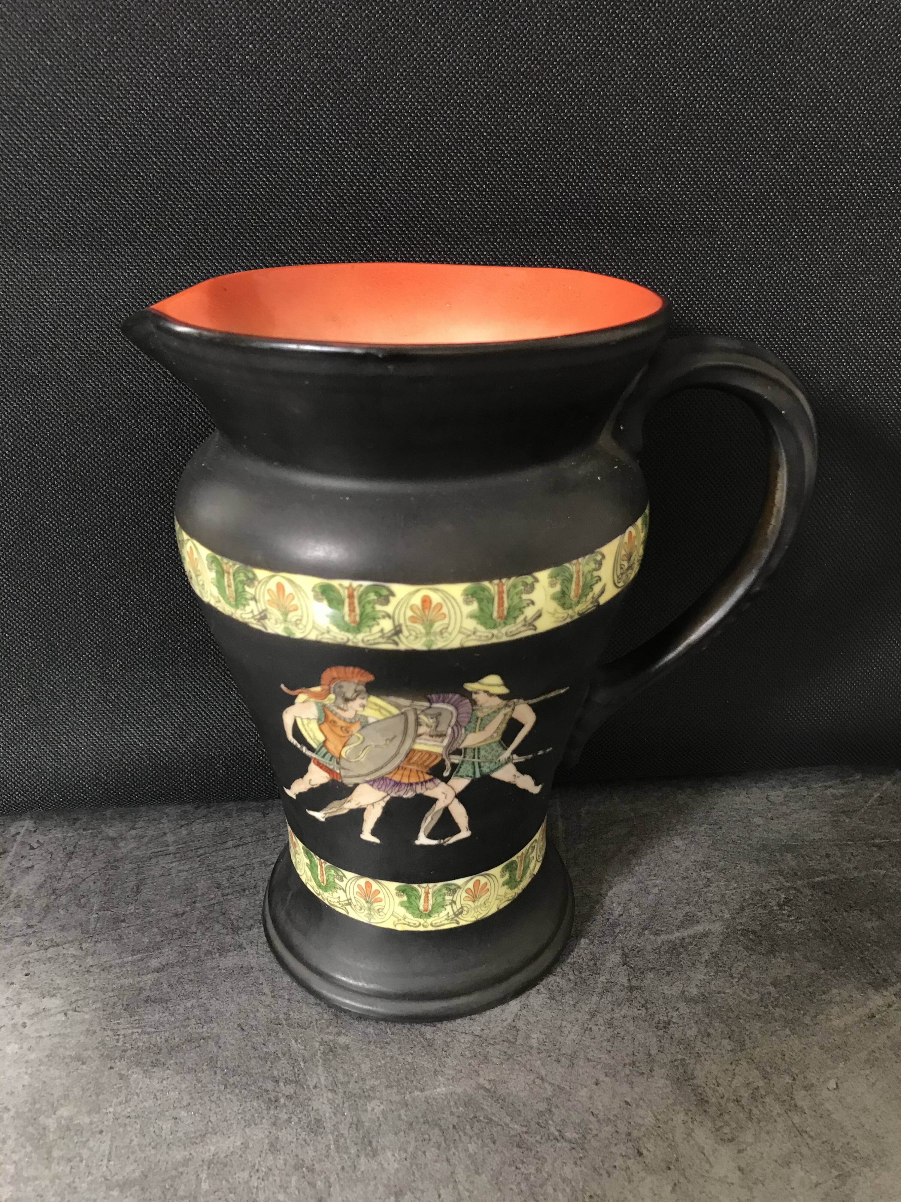 Pichet decor rome in porcelaine by royal bayreuth , bavaria