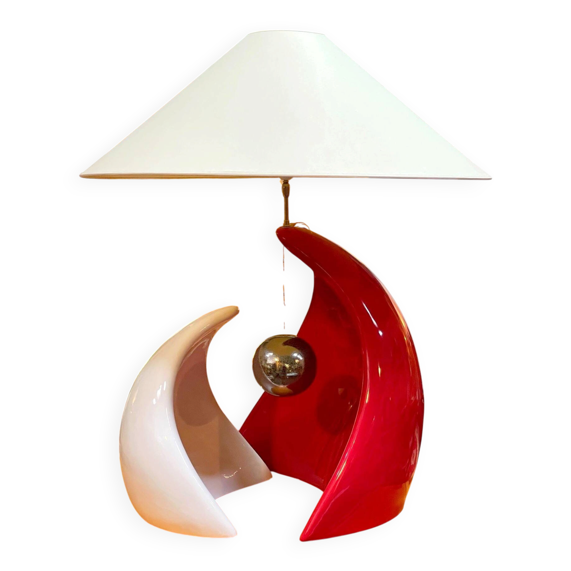 Ceramic lamp by François Châtain from the 2000s.