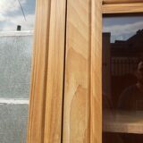 Parisian cabinet glazed raw wood