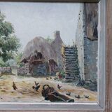 Tableau P.Cario Scène rurale