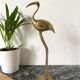Oiseau en laiton doré 36 cm