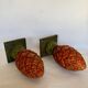 Wooden roman pine cones
