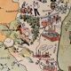 Vintage poster illustrated map of Alsace 1939 - JP Pinchon