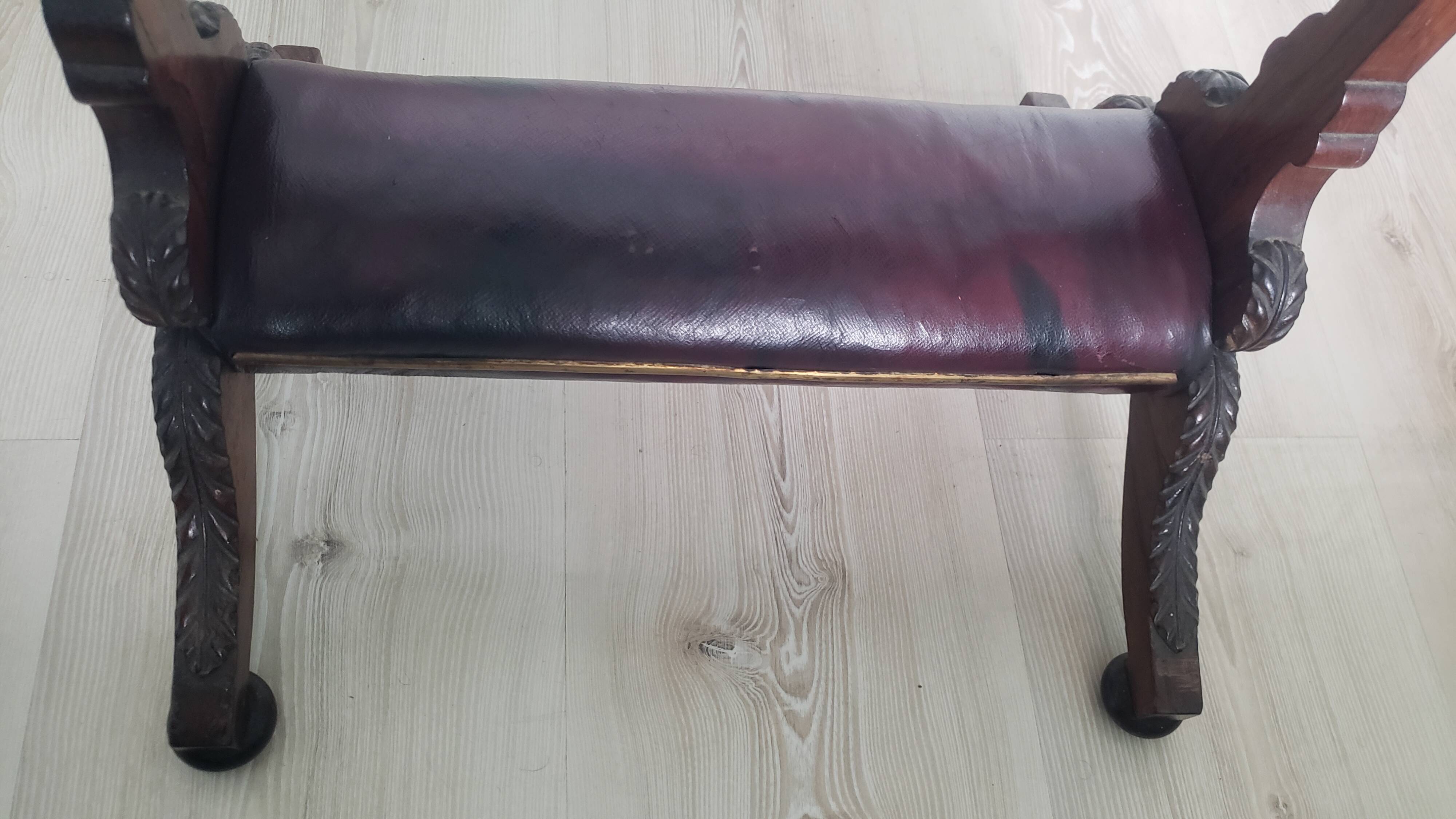 Fireplace or heat screen with leather footrest 13th-14th century