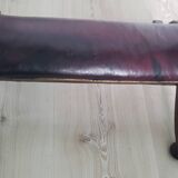 Fireplace or heat screen with leather footrest 13th-14th century