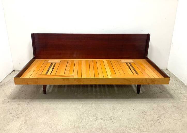 Jitona sofa bed, vintage czech 1960s