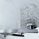 Large Vintage Architectonic  Chrome Glass Pendant Light
