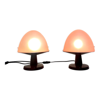 Paire de lampes Dolly de Franco Mirenzi pour Valenti Luce, 1970's