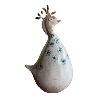 Coq en céramique années 1960