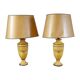 Second Half of the 20th Century Ceramic Lamps, 1950s, Set of 2