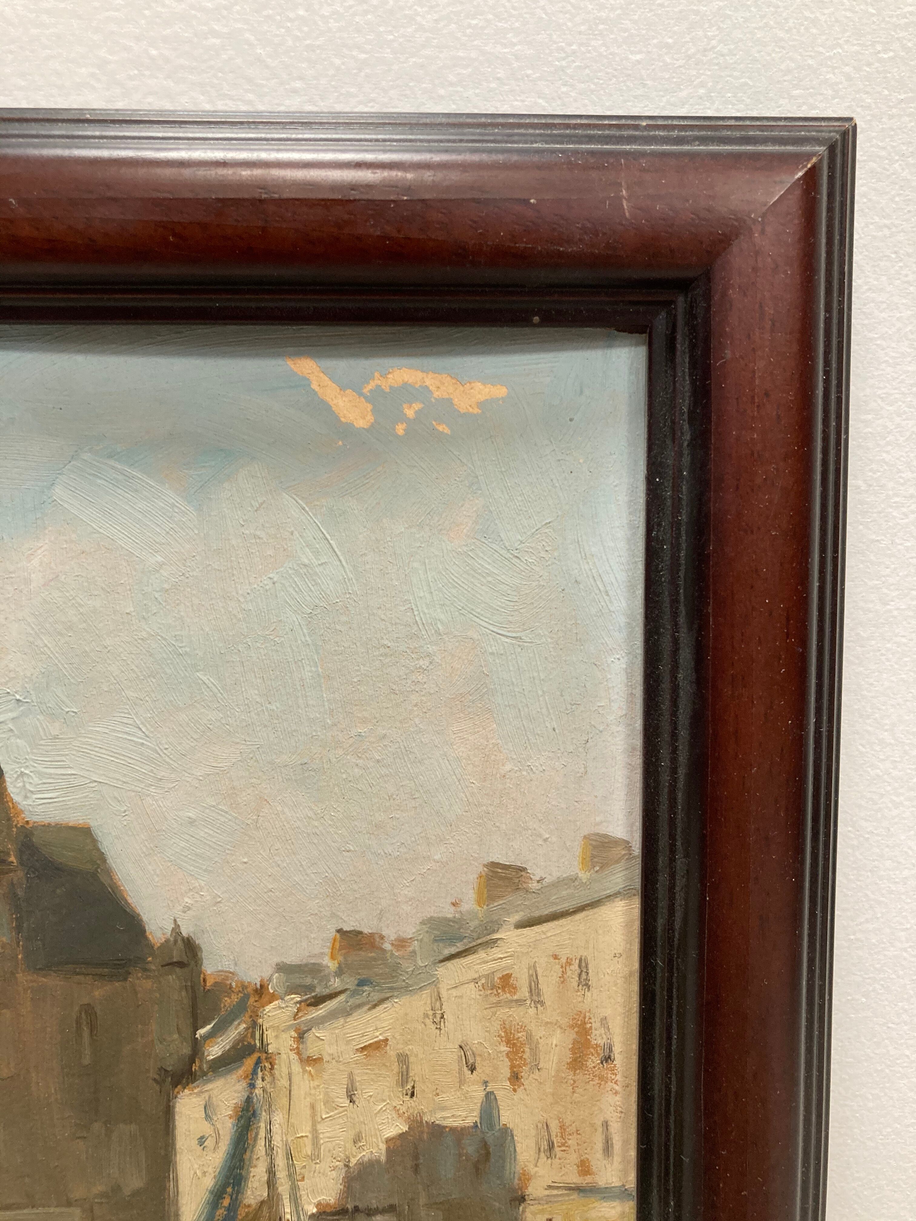Vintage marine painting