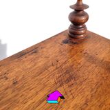 19th century shelf with walnut rosary