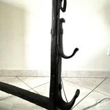 19th century wrought iron floor lamp