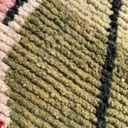 Large Moroccan Berber Rug Boujaad in Wool ideal Living room or bedroom, 200x290 cm
