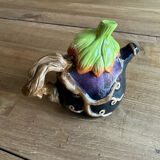 Augergine slip teapot