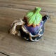 Augergine slip teapot