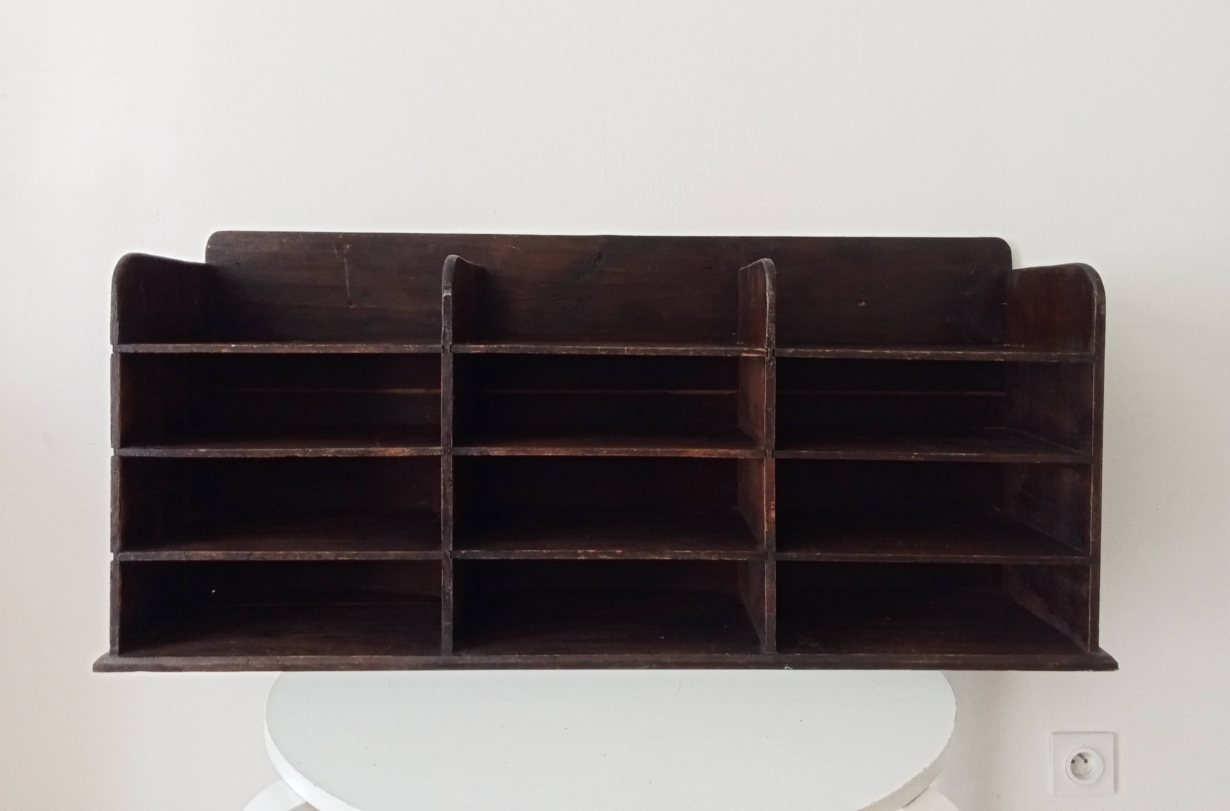 Postal sorting furniture from the 1940s/1950s.