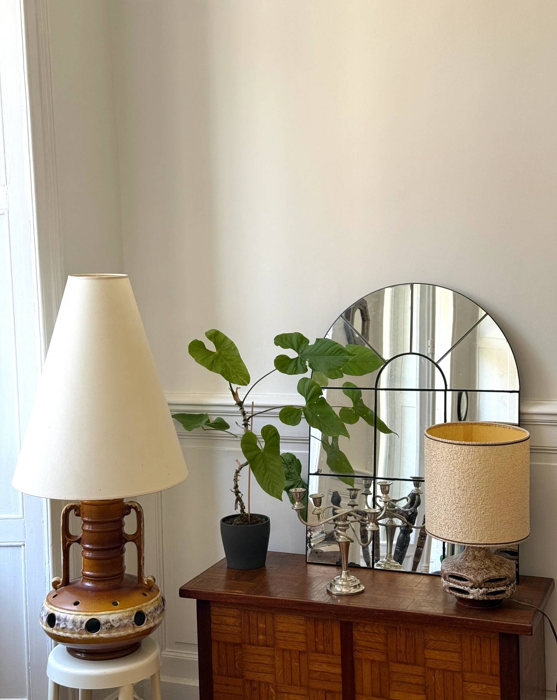 Fat Lava ceramic lamp - Mid century 1970