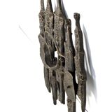 Brutalist wall sculpture - Gatekeepers