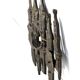 Brutalist wall sculpture - Gatekeepers
